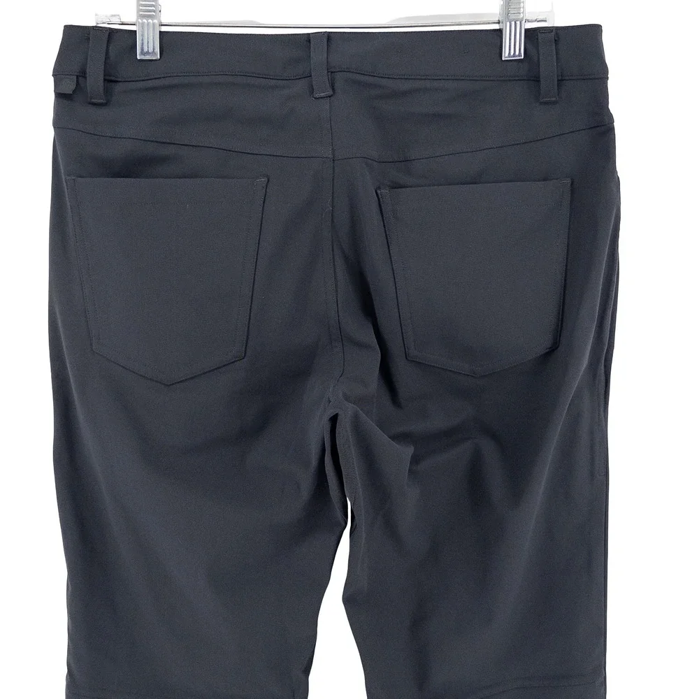 Lululemon Mens 32x31 ABC Slim-Fit 5 Pocket Pant Obsidian Black Warpstreme M5AD9S